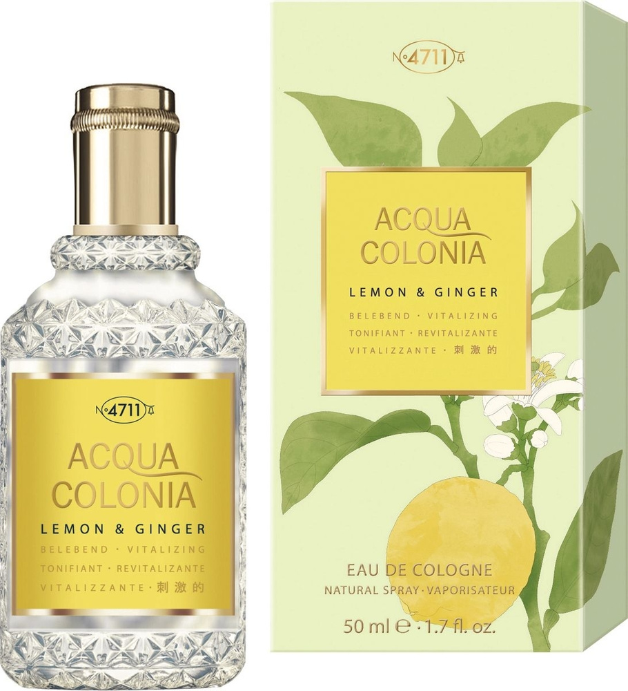 4711 Acqua Colonia Vitalizing Lemon & Ginger Одеколон 50 мл #1