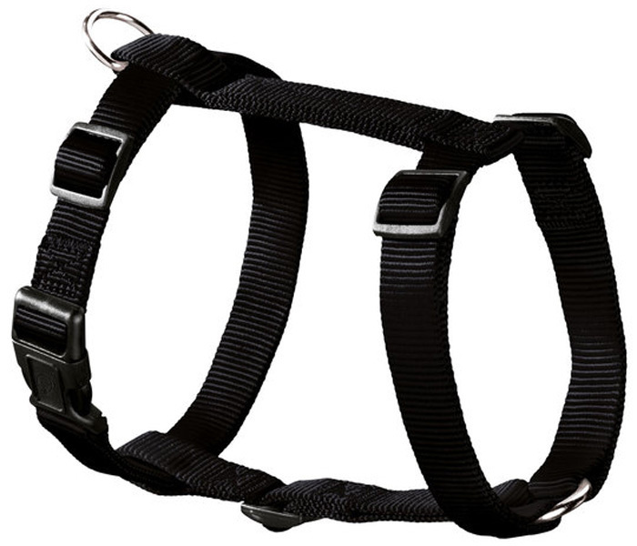 Шлейка для собак Hunter Smart Ecco Sport L нейлон черная 25 мм 54 - 87/59 - 100 см  #1