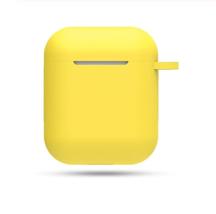 Силиконовый чехол 1.3mm для Apple Airpods желтый #1