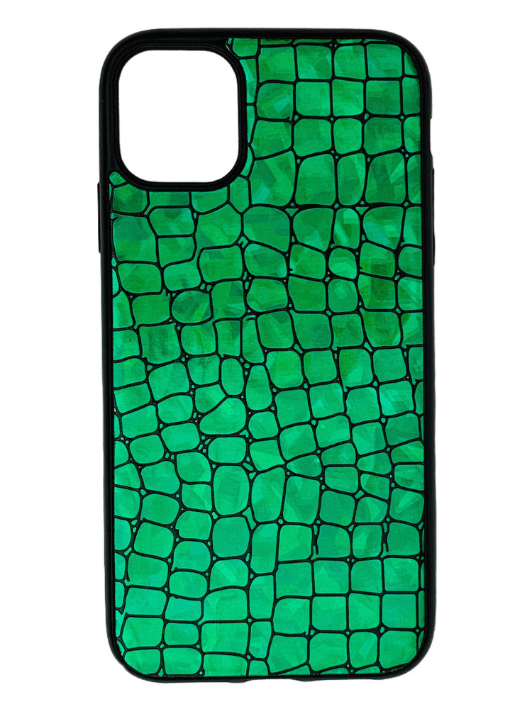 Чехол Fantastic Skin для Apple iPhone 11 / чехол на айфон 11 зеленый #1