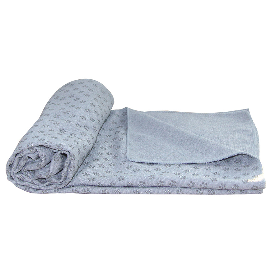 Полотенце для йоги 180-63 см Tunturi Yoga Towel с мешком для переноски, серое  #1