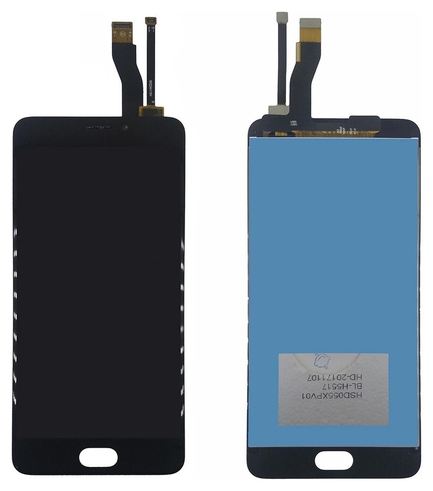 Дисплей для телефона Meizu M5 Note в сборе с тачскрином Черный  #1