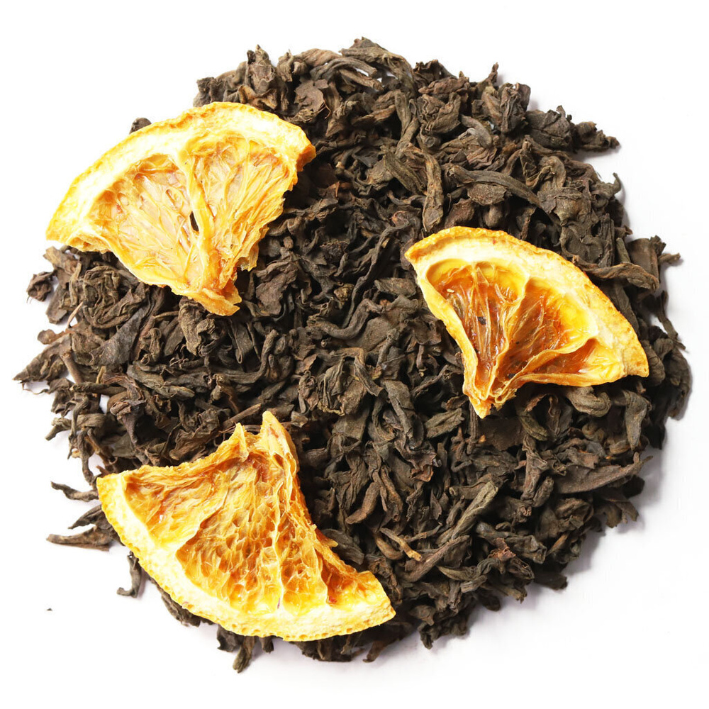 Чай Пуэр Шу Красный Апельсин (Китайский чай, Чай с апельсином) от Подари чай, 100 г  #1