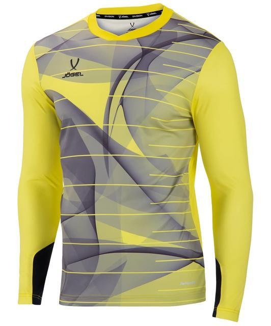 Свитер вратарский Jogel DIVISION PerFormDRY GK Pattern LS, желтый/черный/белый  #1