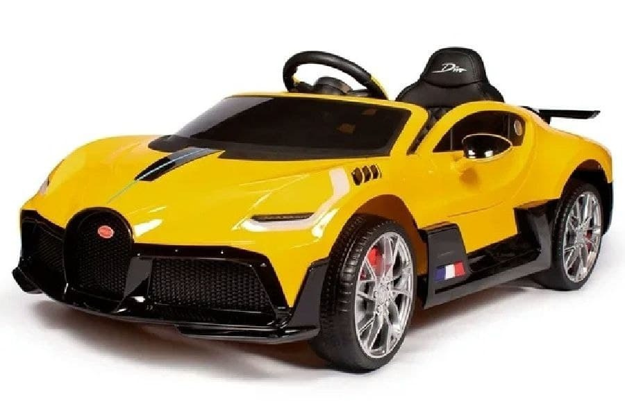 Электромобиль Bugatti Divo HL338 (ЛИЦЕНЗИОННАЯ МОДЕЛЬ) (Желтый Глянец)  #1