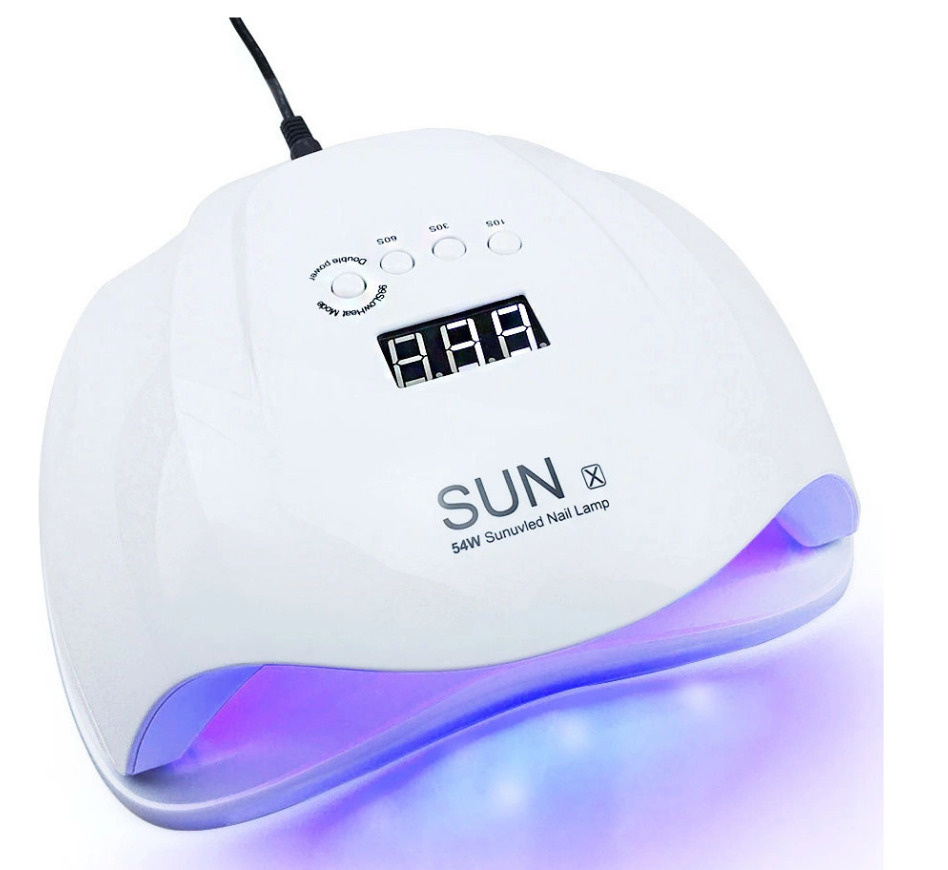 Профессиональная UV-LED лампа для сушки ногтей (54W). Лампа для маникюра и педикюра  #1