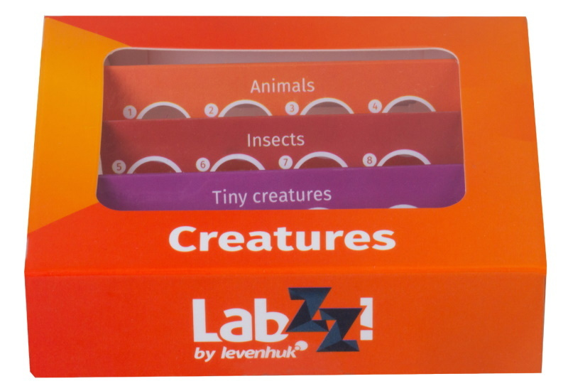 Набор микропрепаратов Levenhuk LabZZ C12, существа #1