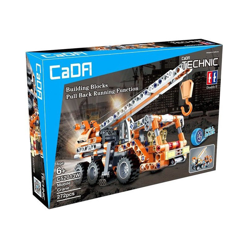 Конструктор CaDA Technic Автокран инерционный 272 детали, C52013W  #1