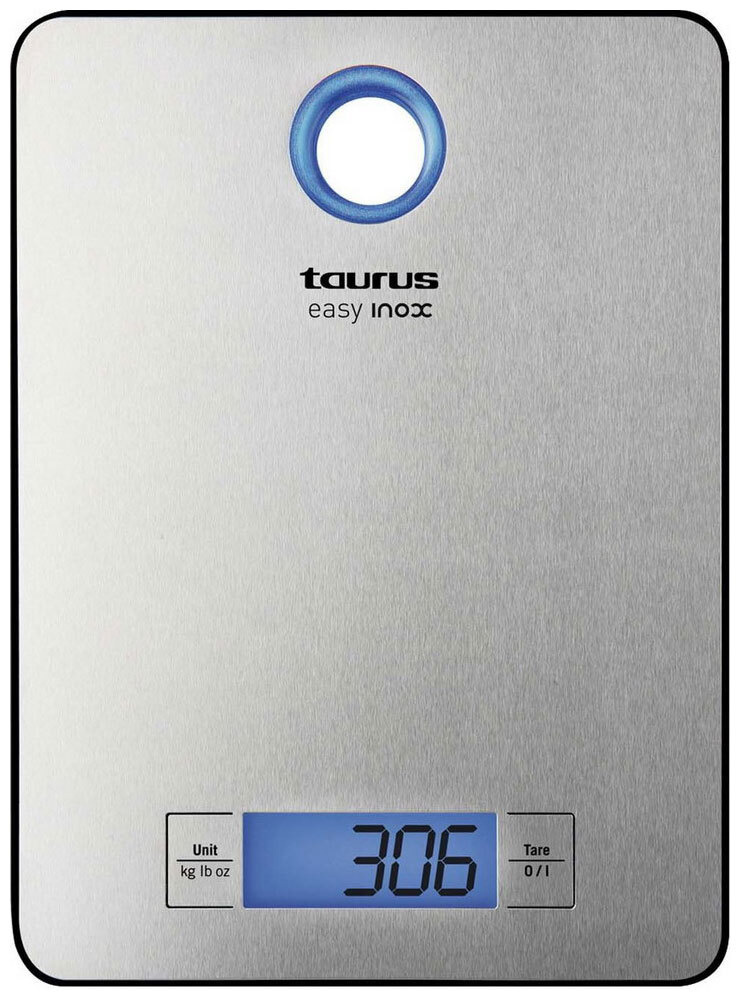 TAURUS PROFESSIONAL Электронные кухонные весы Easy Inox, серебристый  #1