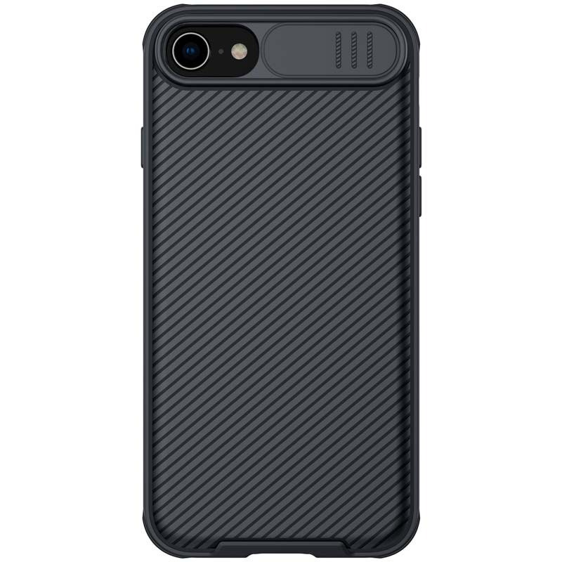 Чехол для смартфона iPhone 6/6S/7/8/SE 2020 Nillkin CamShield Pro Case черный термополиуретановый с защитой #1