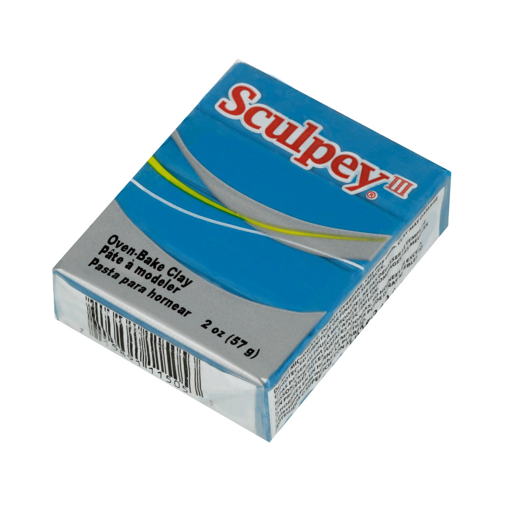 Sculpey III полимерная глина S302 57 г 1142 розовый леденец 505 под бирюзу  #1