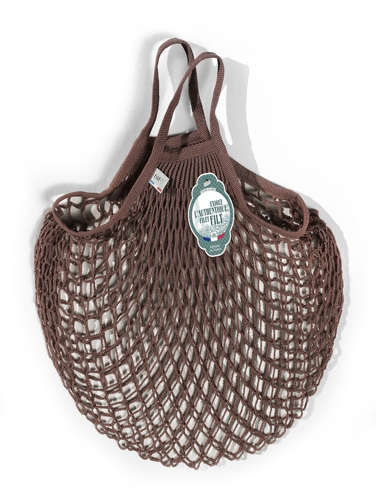 Сумка шоппер FAP, авоська, сумка женская, размер 40Х40 см. короткие ручки цвет: коричневый  #1