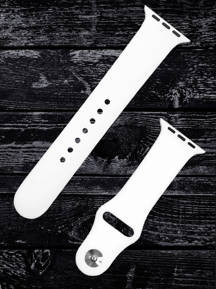 Силиконовый ремешок DariVadi для часов Apple Watch (Эпл Вотч) 42-44мм ...