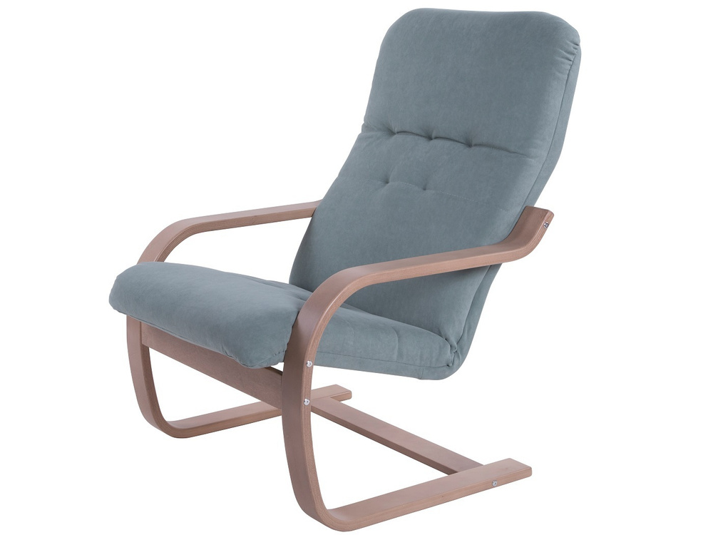 Кресло для отдыха Мебелик Сайма ткань минт, каркас шимо  #1