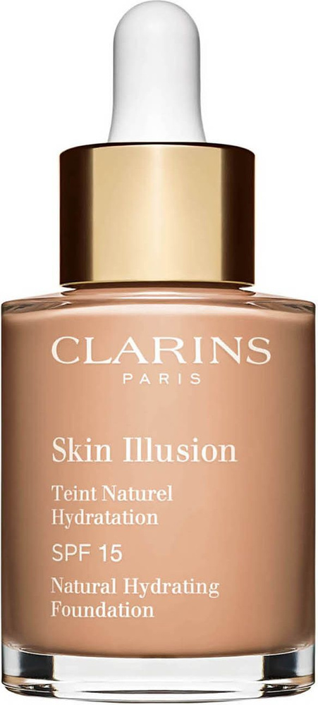 Clarins Skin Illusion Увлажняющий тональный крем с легким покрытием SPF 15, 109 wheat, 30 мл  #1