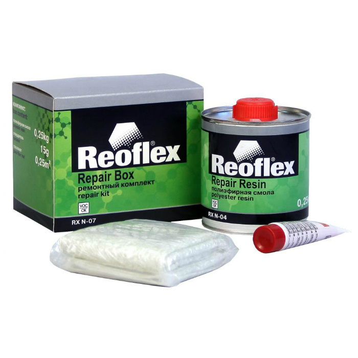 Reoflex Комплект для ремонта пластика, объем 250 грамм #1