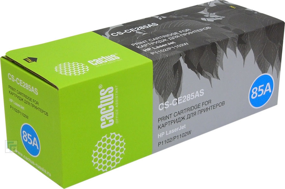 Расходник для печати Cactus CS-CE285AS, Черный (black), для лазерного ...