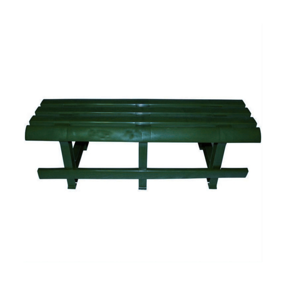 Скамейка пласт. 120*40*42 см (темно-зеленый) "стандарт пластик"  #1