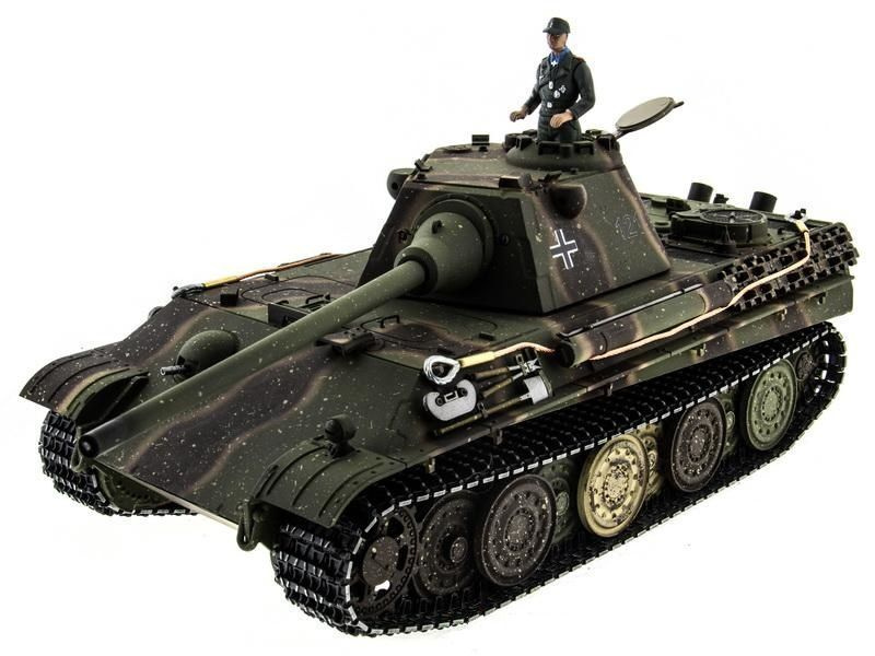 Р/У танк Taigen 1/16 Panther type F Германия откат ствола для ИК боя V3 2.4G RTR TGIF3879F-B1-3.0  #1