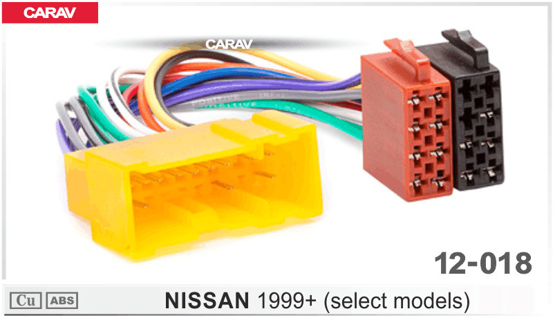 Переходник - Разъем ISO для магнитол CARAV (12-018) NISSAN 1999+ #1
