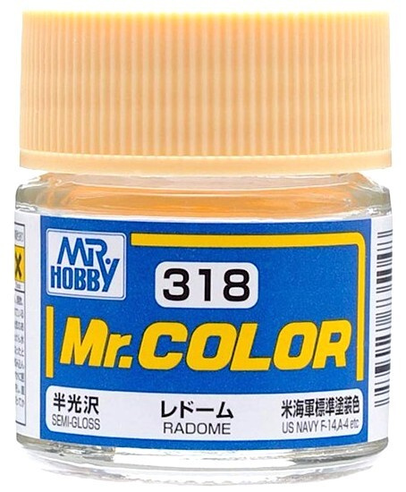 Mr.Color Краска эмалевая цвет Radome (US Navy F-14/A-4 etc) полуматовый, 10мл  #1