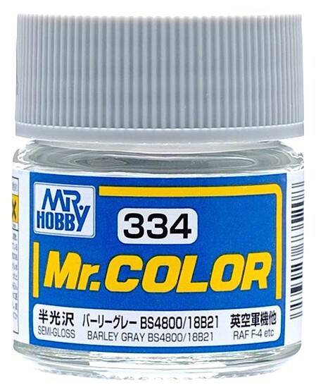 Mr.Color Краска эмалевая цвет Barley Gray BS4800/18B21 (RAF F-4 etc) полуматовый, 10мл  #1