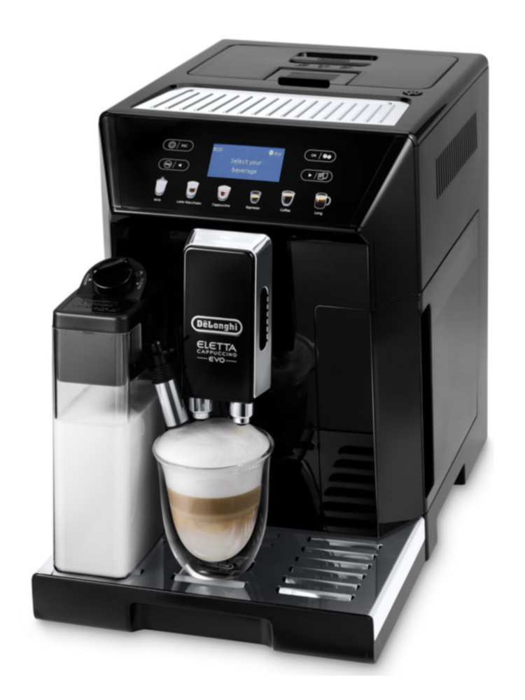 Кофемашина автоматическая зерновая DeLonghi Eletta Cappuccino EVO ECAM46.860 B с автоматическим капучинатором, #1