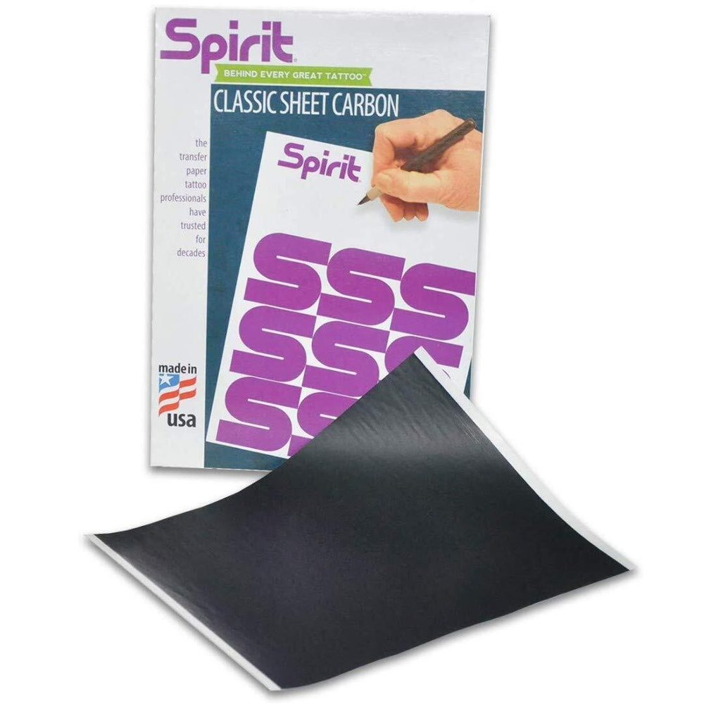Spirit - Classic Sheet Carbon Трансферная бумага для тату, без кальки А4 - 200 листов  #1