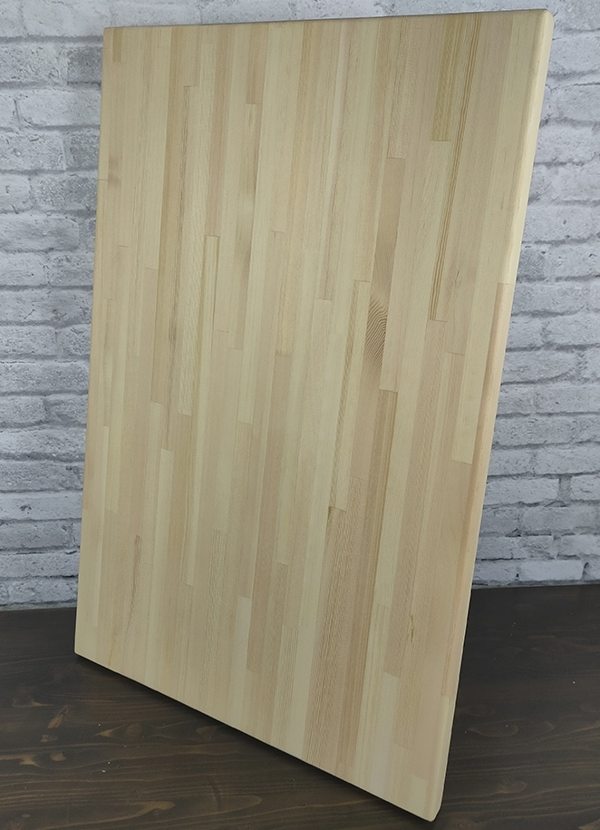 Столешница деревянная для стола, 120x75х4 см, шлифованная без покрытия  #1