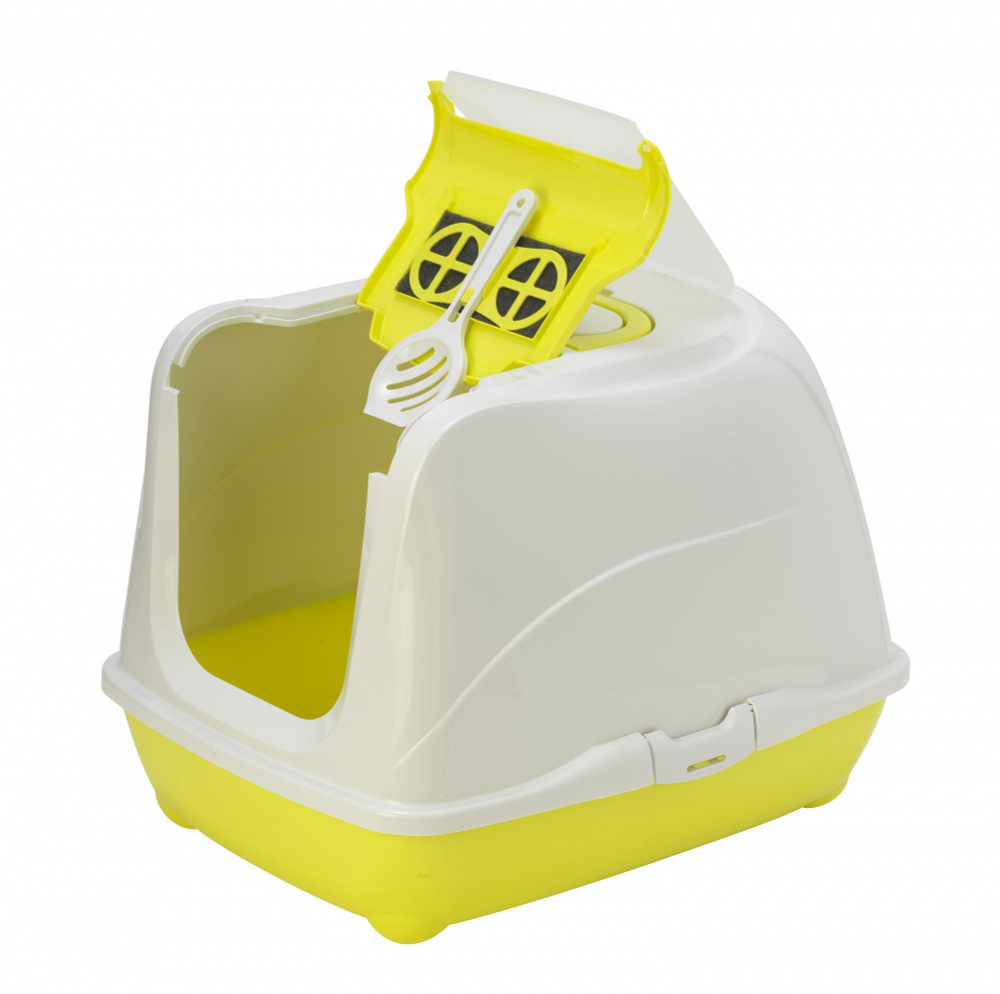 Moderna туалет-домик Jumbo с угольным фильтром, 57х44х41см, лимонно-желтый  #1