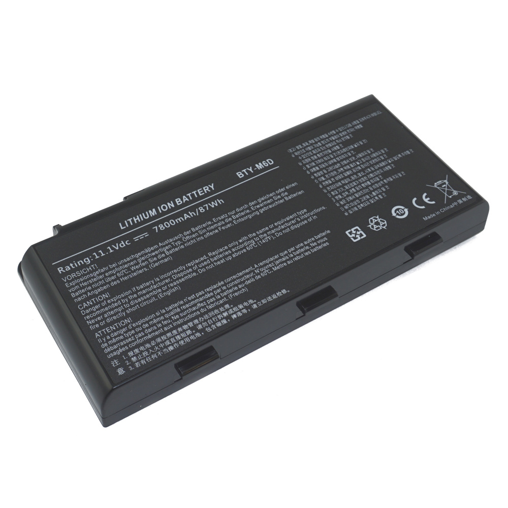 Аккумулятор BTY-M6D для MSI GT60 / GT70 / GT670 / GT760 / GX660 7800mAh #1