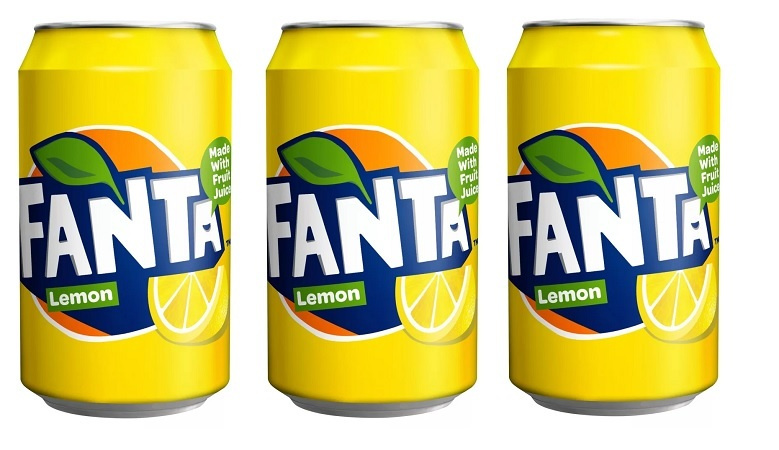 Газированный напиток Fanta Lemon / Лимонад Фанта Лимон 330 мл 3 шт (Польша)  #1