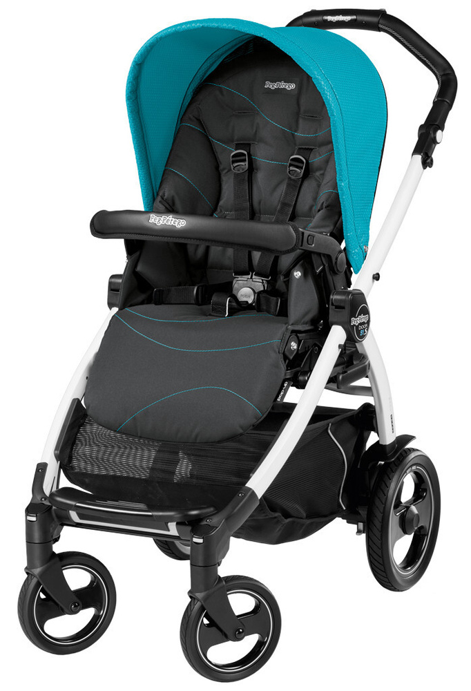 Прогулочная коляска Peg Perego Book 51 S Pop Up Sportivo (шасси White/Black), Bloom Scuba  #1