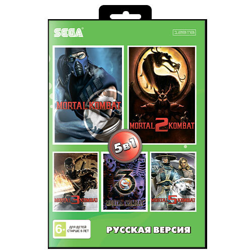 5 в 1: Сборник игр для Сеги (AC-5001) #1