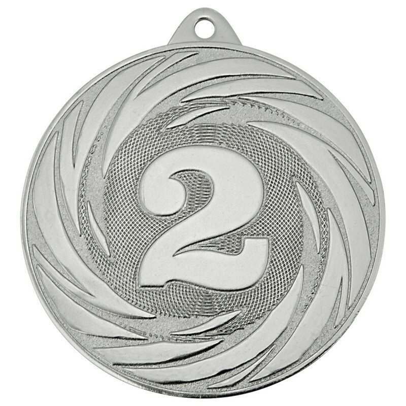 Медаль 2 место 70 мм серебро DC#MK311b-S #1