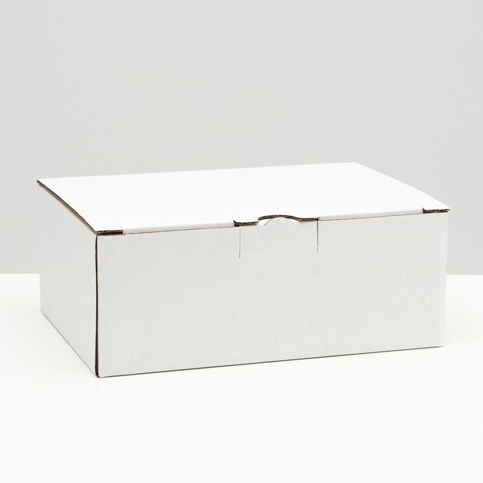 Коробка-пенал, белая, 26 х 19 х 10 см #1