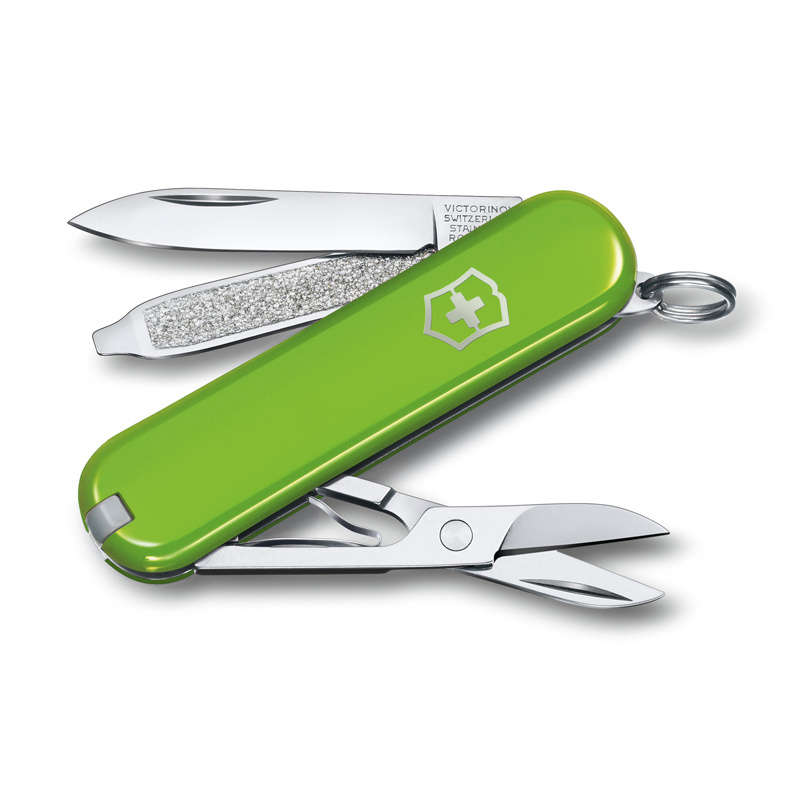 Швейцарский Нож-брелок VICTORINOX Classic SD Colors "Smashed Avocado", длина лезвия 4 см, 7 функций (0.6223.43G) #1