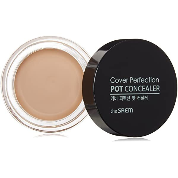 Консилер-корректор The Saem Cover Perfection Pot Concealer 01. Clear Beige, 4 г #1