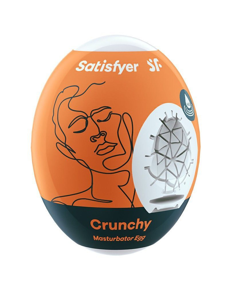 Мастурбатор-яйцо Satisfyer Crunchy Mini Masturbator #1