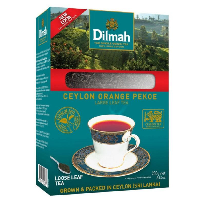 Чай Dilmah Цейлонский, черный, крупный лист, 250 грамм #1
