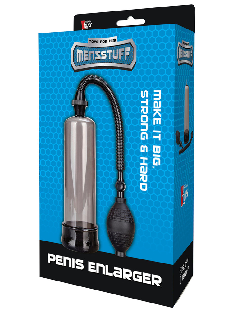 Вакуумная помпа для мужчин "MENZSTUFF PENIS ENLARGER SMOKE" 19cm #1