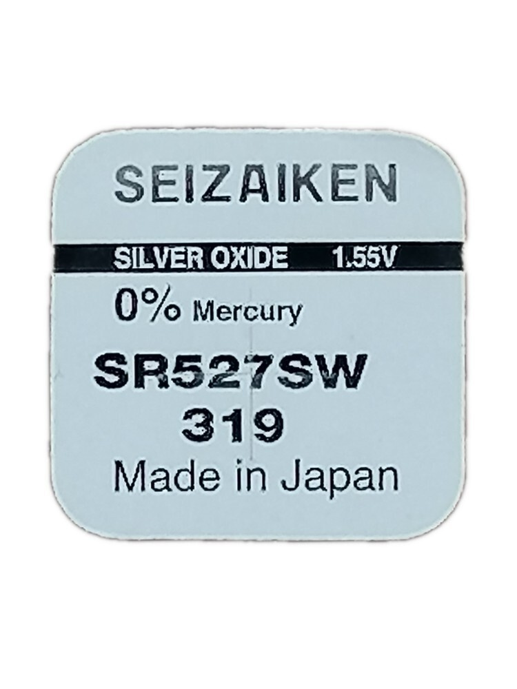 Seizaiken Батарейка 319 (SR64, SR527), Оксид-серебряный тип, 1,55 В, 1 шт  #1