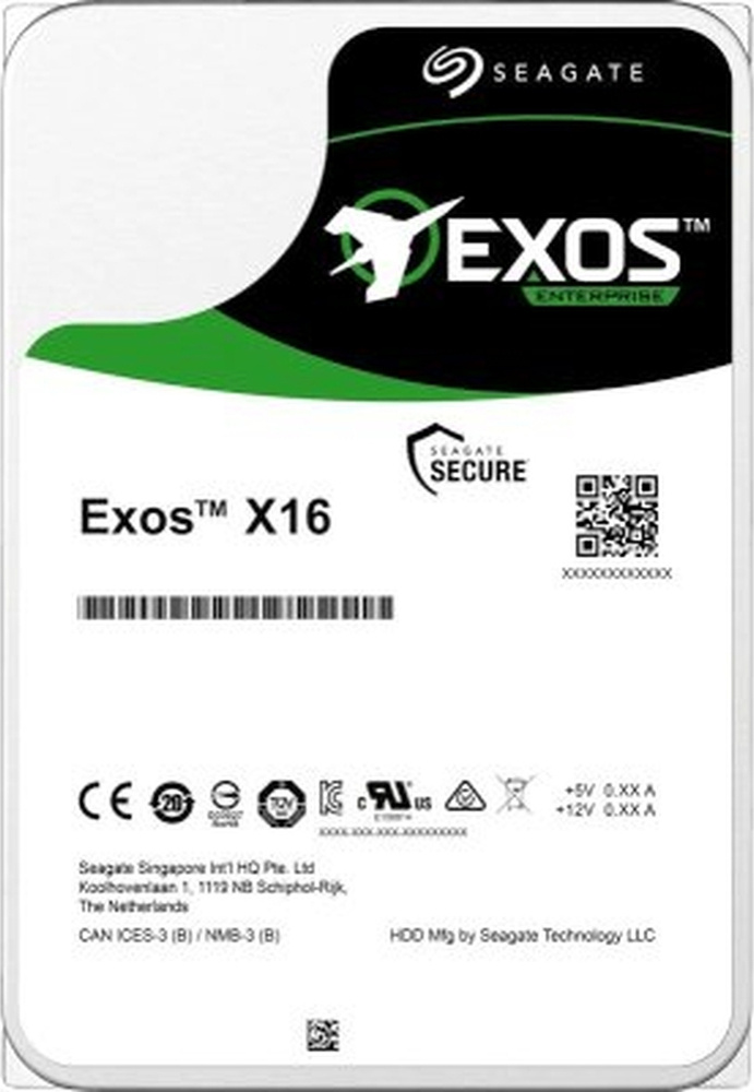 Seagate 10 ТБ Внутренний жесткий диск Exos X16 3.5" 7200 (ST10000NM002G)  #1