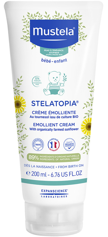 Mustela Крем-эмолент Stelatopia, 200 мл #1