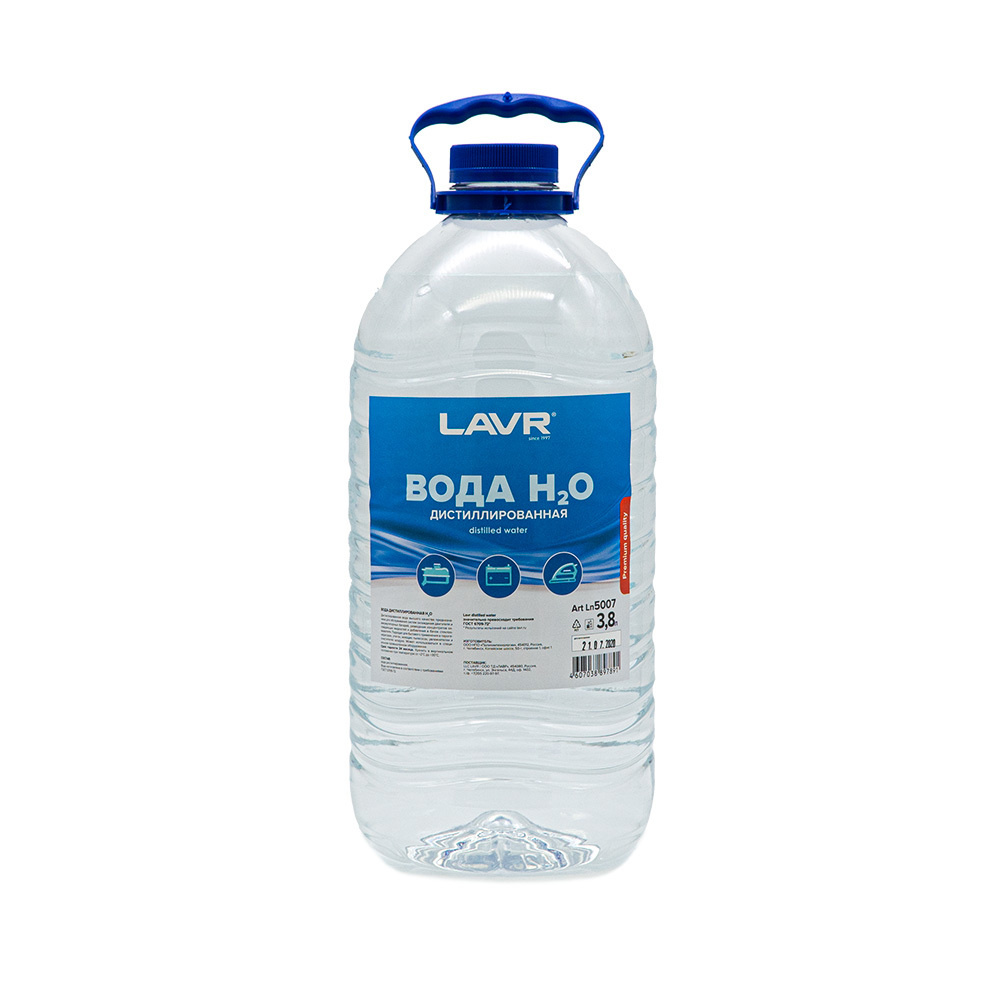 Вода дистиллированная LAVR, 3,8 л #1