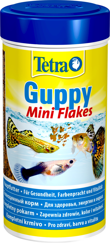 Tetra Guppy Mini Flakes корм в хлопьях для гуппи, 100 мл #1