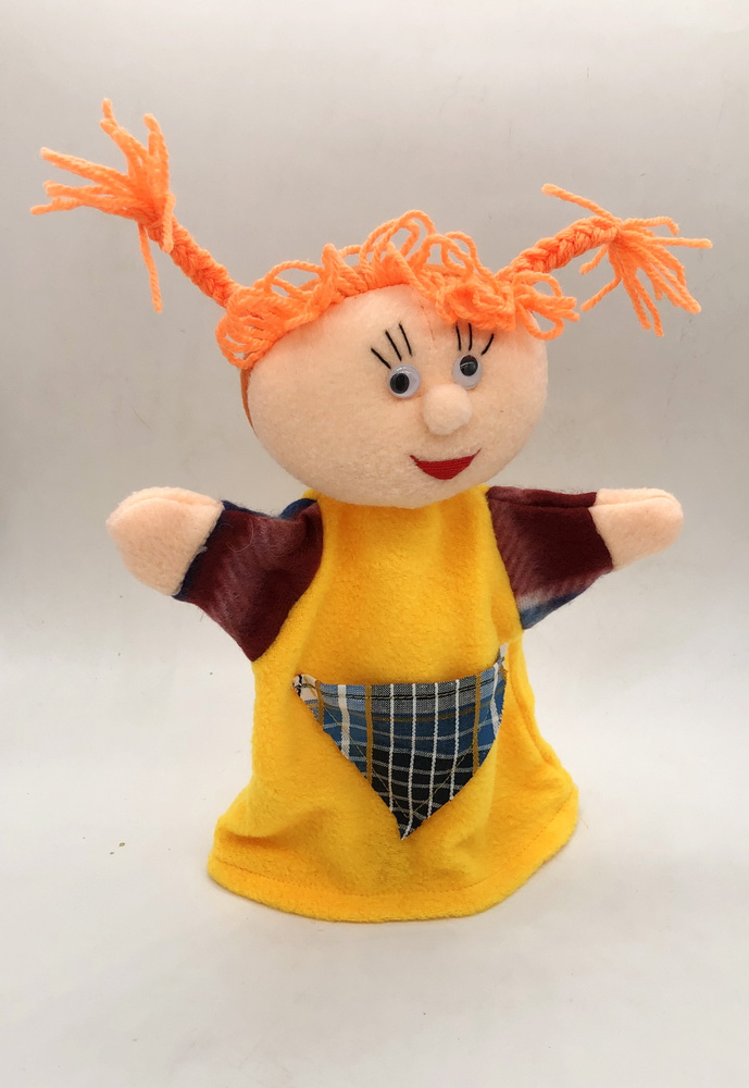 Кукла на руку (кукла перчатка) "ПЕППИ" для кукольного театра Бибабо  #1