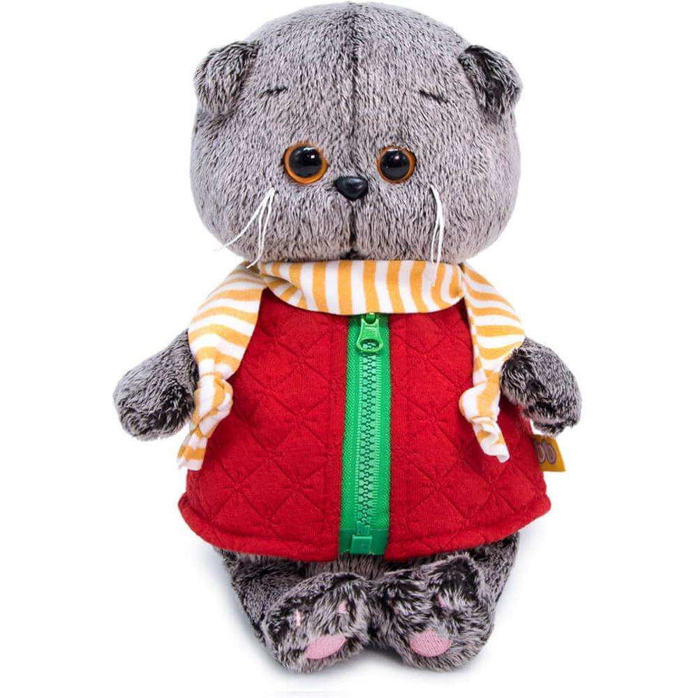 Мягкая игрушка Budi Basa Basik & Co Басик BABY в стеганом жилете 20 см ...