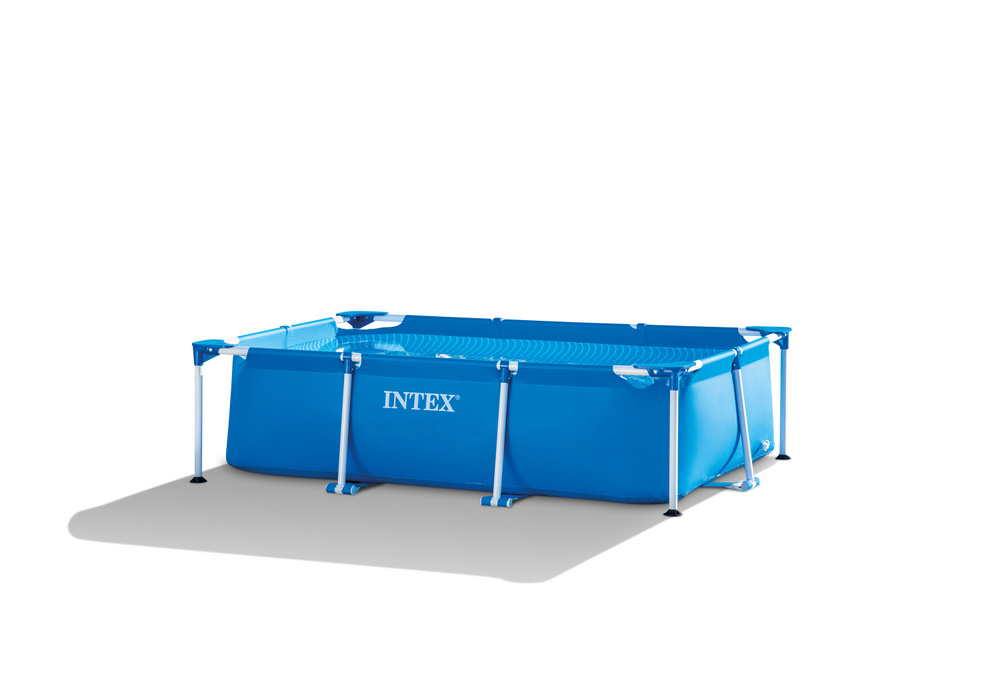 Бассейн каркасный прямоугольный Intex серии Rectangular Frame Pool 28270, 220х150х60см, 1662л  #1