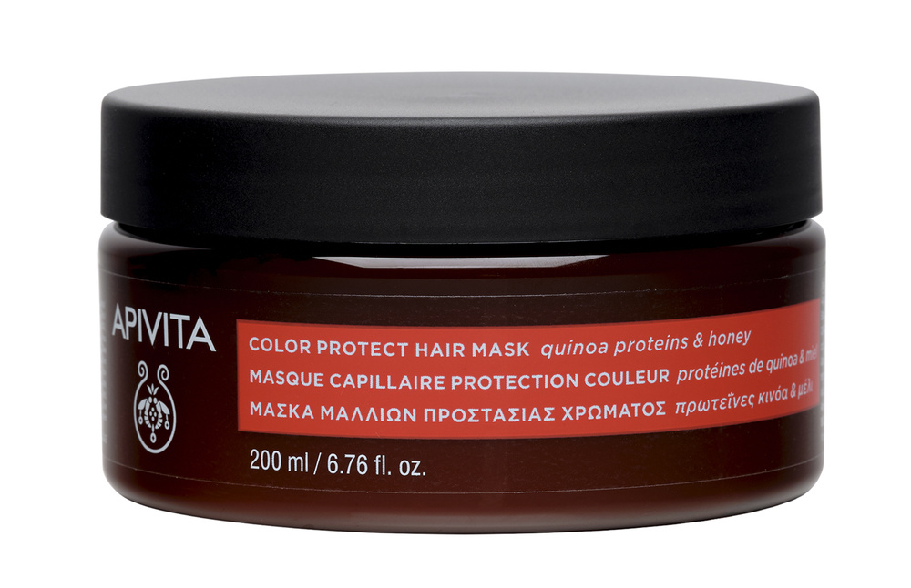 APIVITA Маска для волос с протеинами киноа и медом д/окрашенных волос, 200 мл  #1